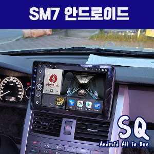 SM7 안드로이드 올인원 SQ 9인치 애플카플레이 안드로이드오토 DSP3 블루투스 이더넷 미러링